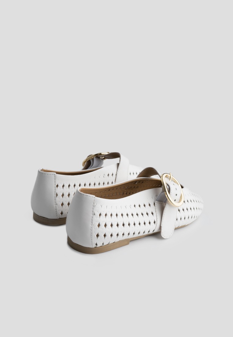 Балетки шкіряні жіночі shoeslovers.com.ua