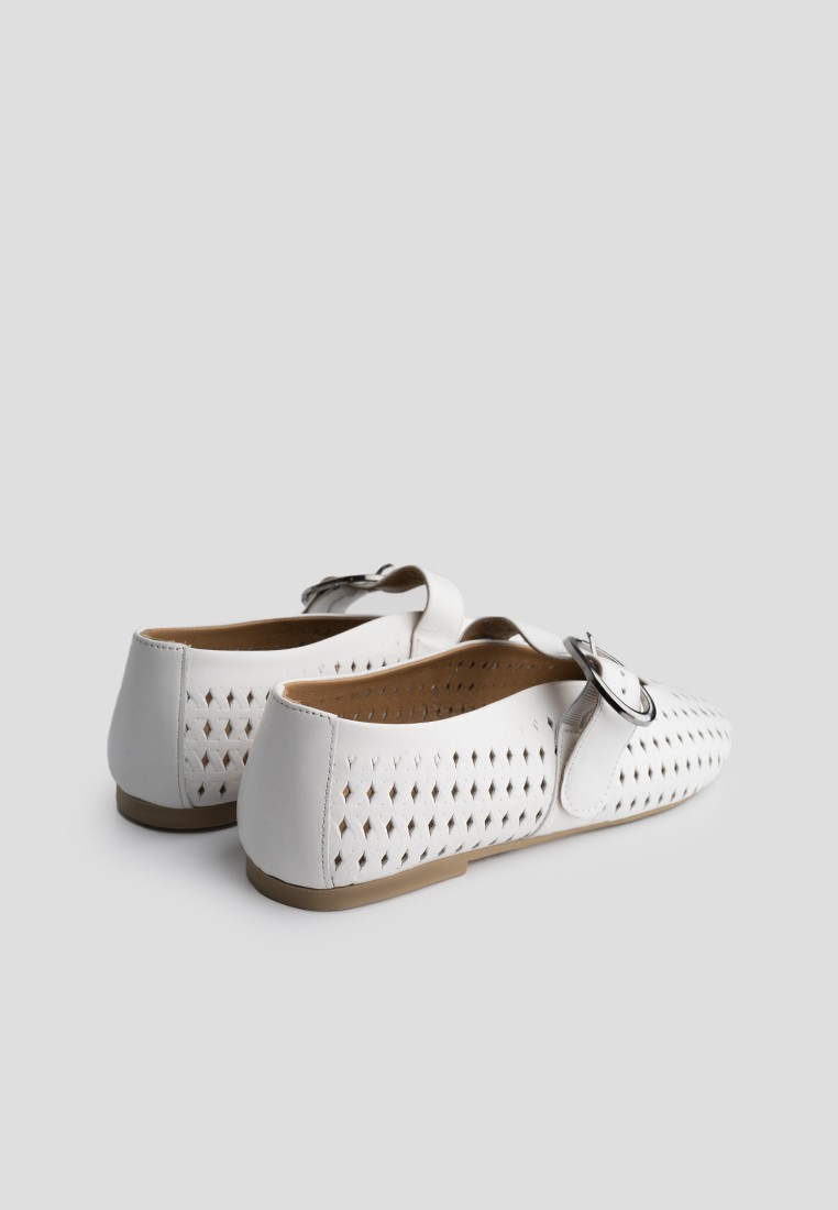 Балетки шкіряні жіночі shoeslovers.com.ua