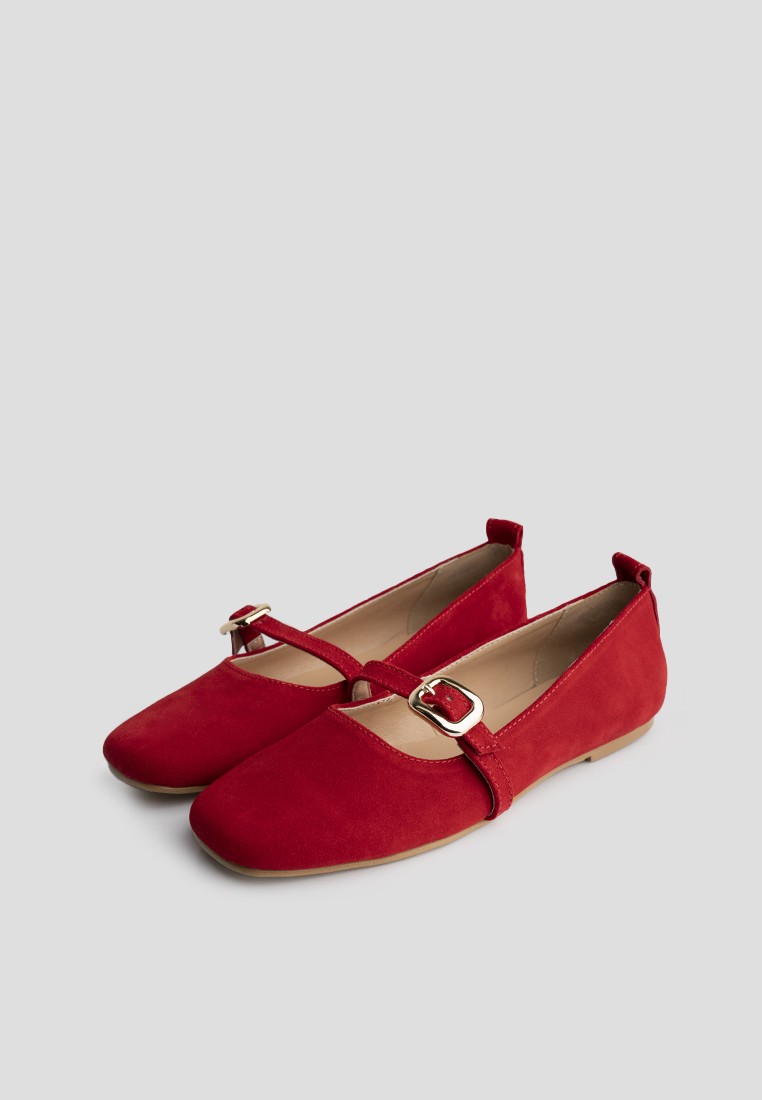 Балетки шкіряні жіночі shoeslovers.com.ua