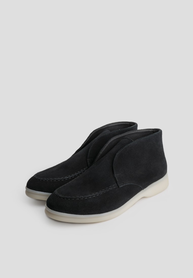 Лофери замшеві високі shoeslovers.com.ua