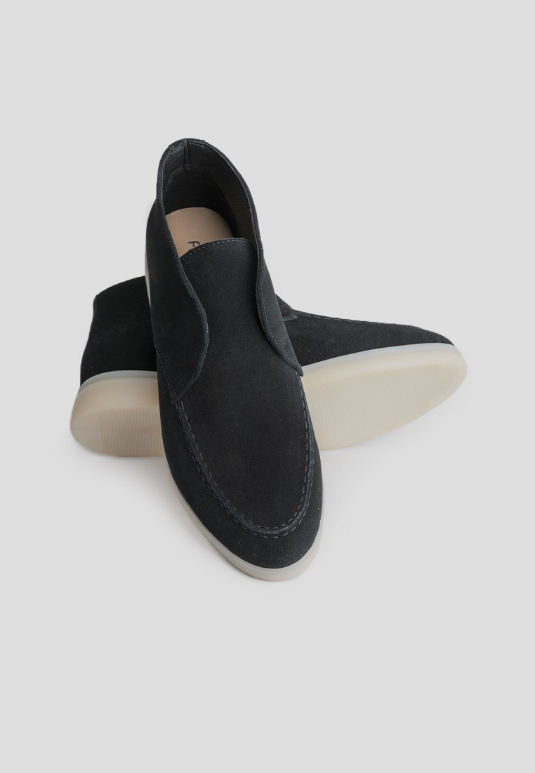 Лофери замшеві високі shoeslovers.com.ua