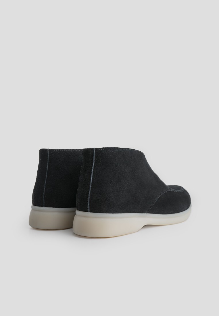 Лофери замшеві високі shoeslovers.com.ua