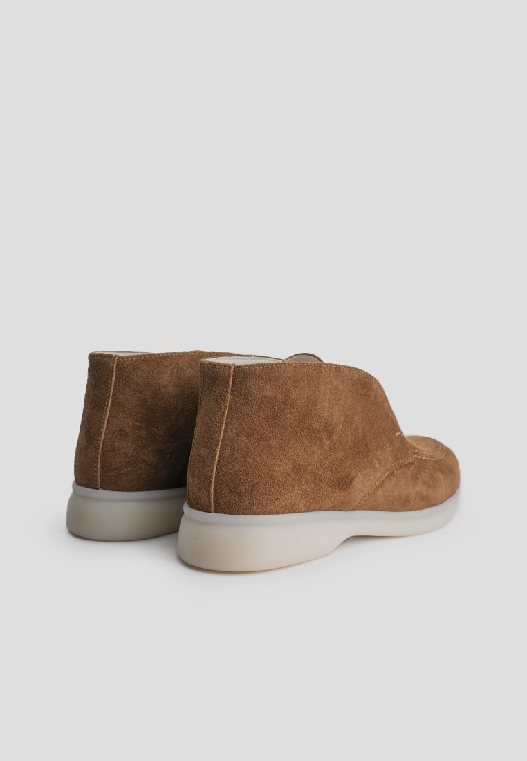 Лофери замшеві високі shoeslovers.com.ua