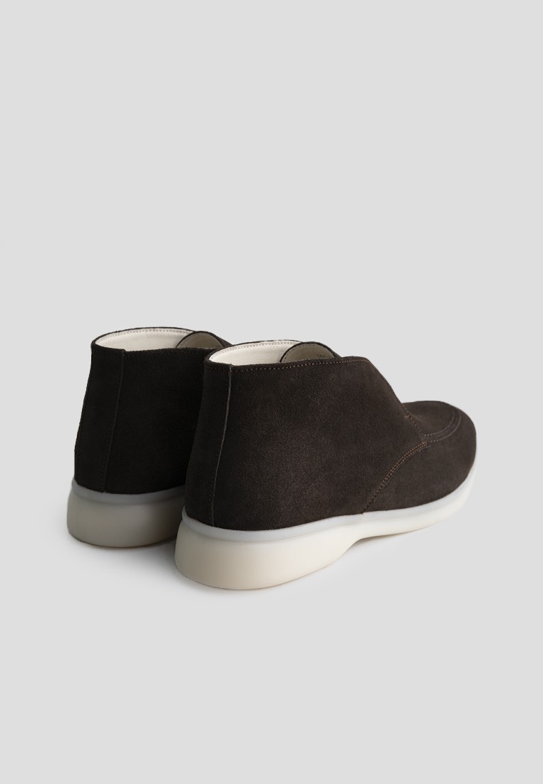 Лофери замшеві високі shoeslovers.com.ua