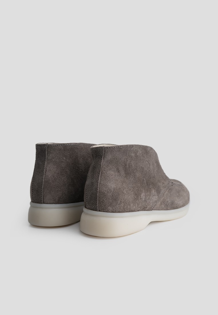 Лофери замшеві високі shoeslovers.com.ua