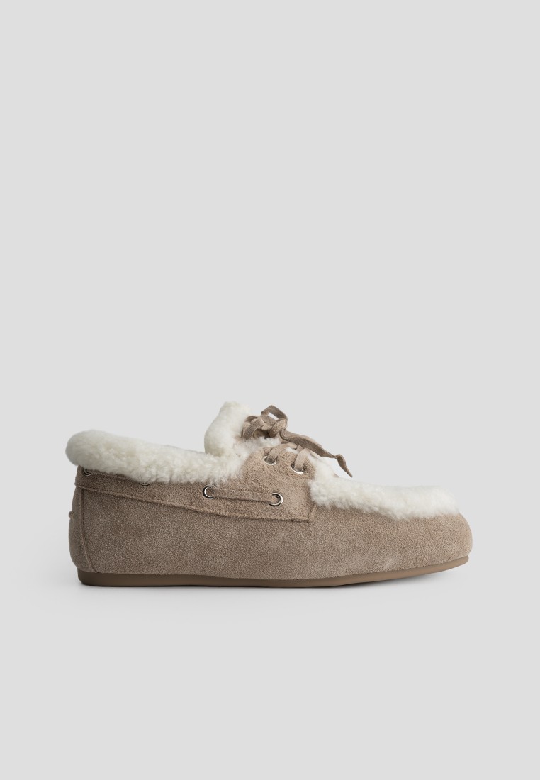 Мокасини замшеві жіночі shoeslovers.com.ua