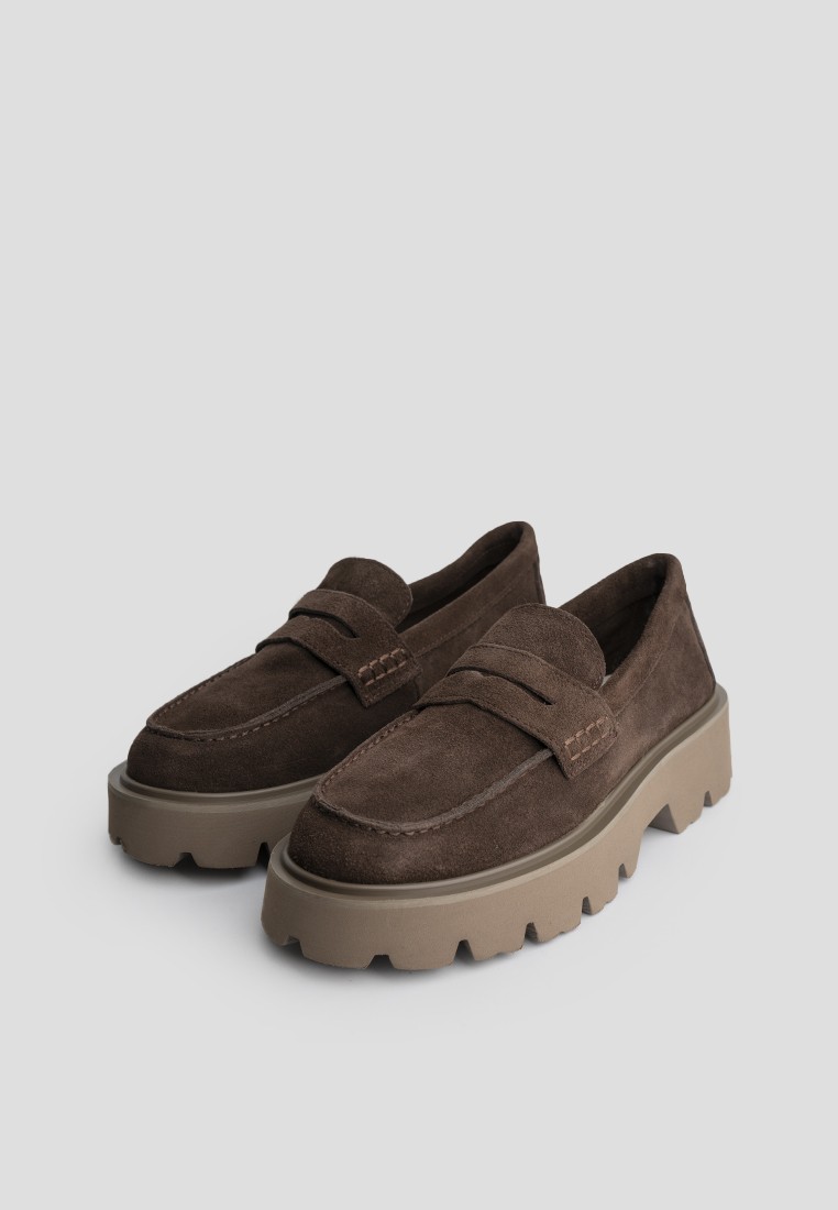 Лофери замшеві жіночі shoeslovers.com.ua