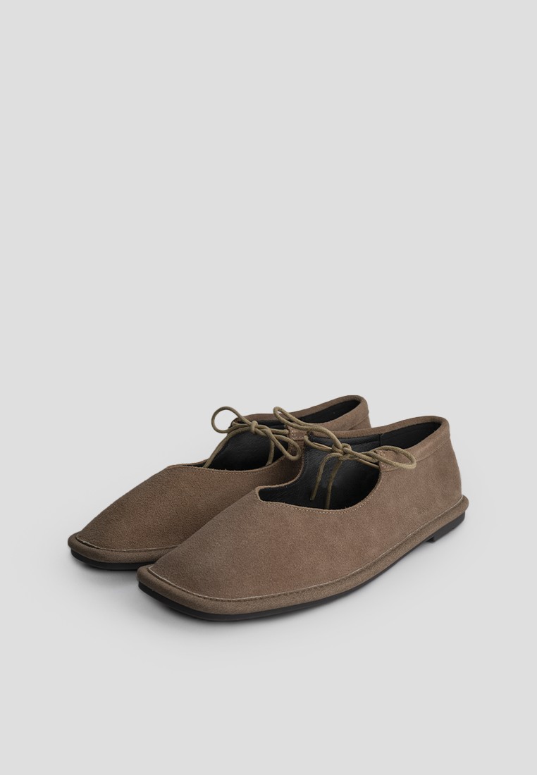 Балетки замшеві жіночі shoeslovers.com.ua