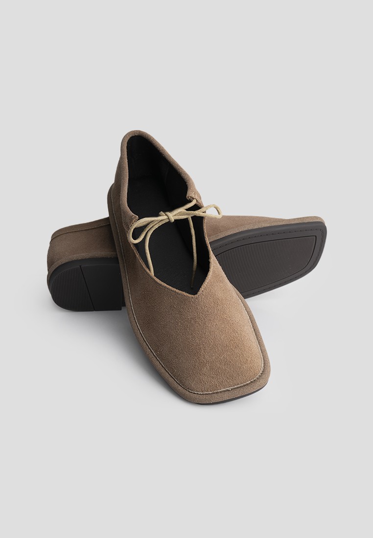 Балетки замшеві жіночі shoeslovers.com.ua