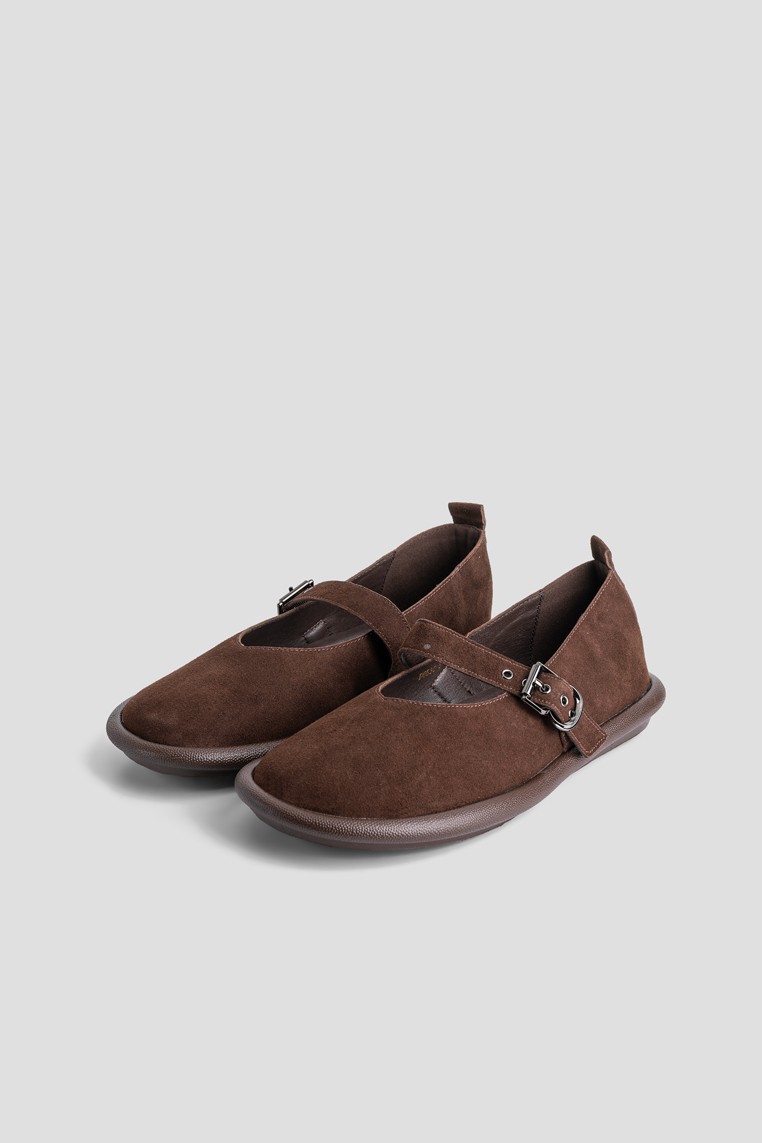 Балетки замшеві жіночі shoeslovers.com.ua