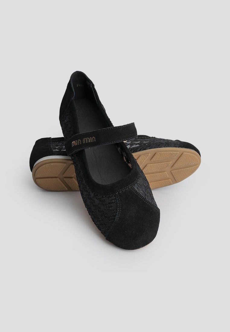 Балетки замшеві жіночі shoeslovers.com.ua