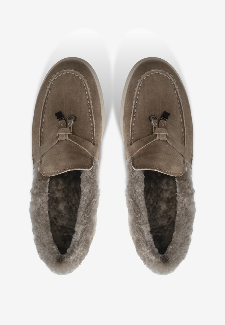 Лофери з хутром жіночі shoeslovers.com.ua