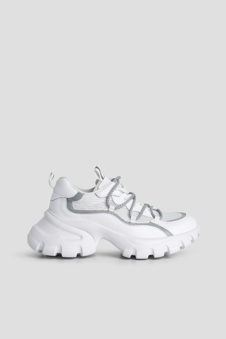 Кросівки шкіряні жіночі shoeslovers.com.ua