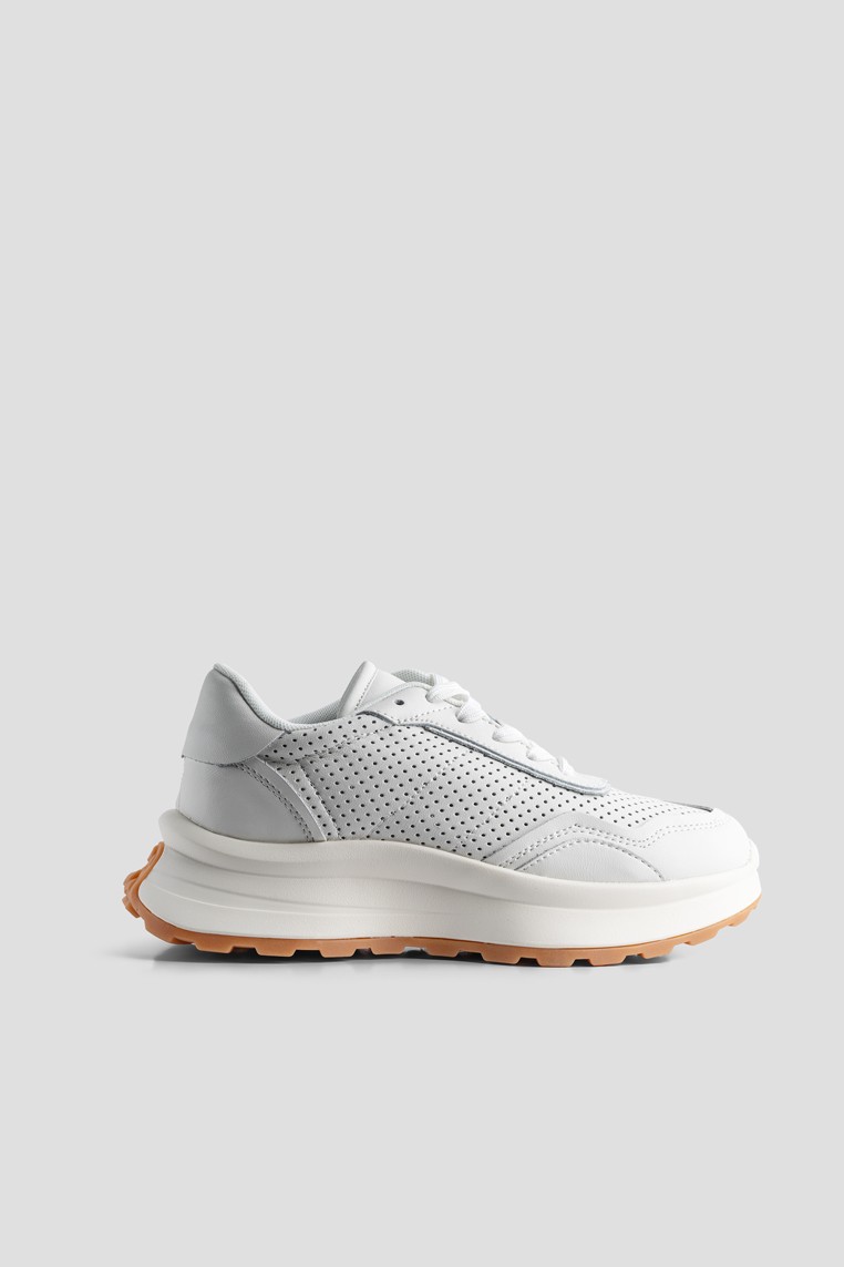 Кросівки шкіряні жіночі shoeslovers.com.ua