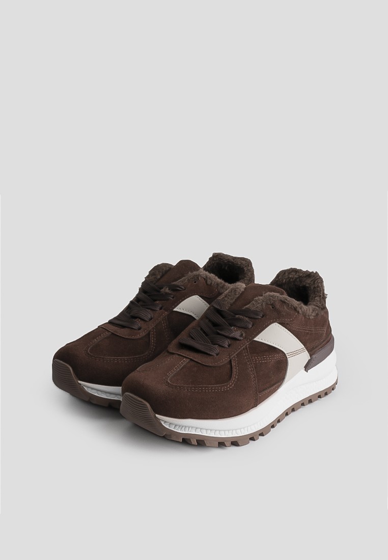 Кросівки з хутром жіночі shoeslovers.com.ua