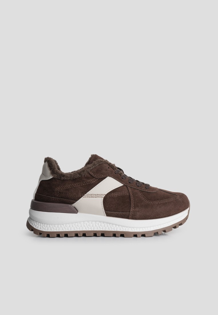 Кросівки з хутром жіночі shoeslovers.com.ua