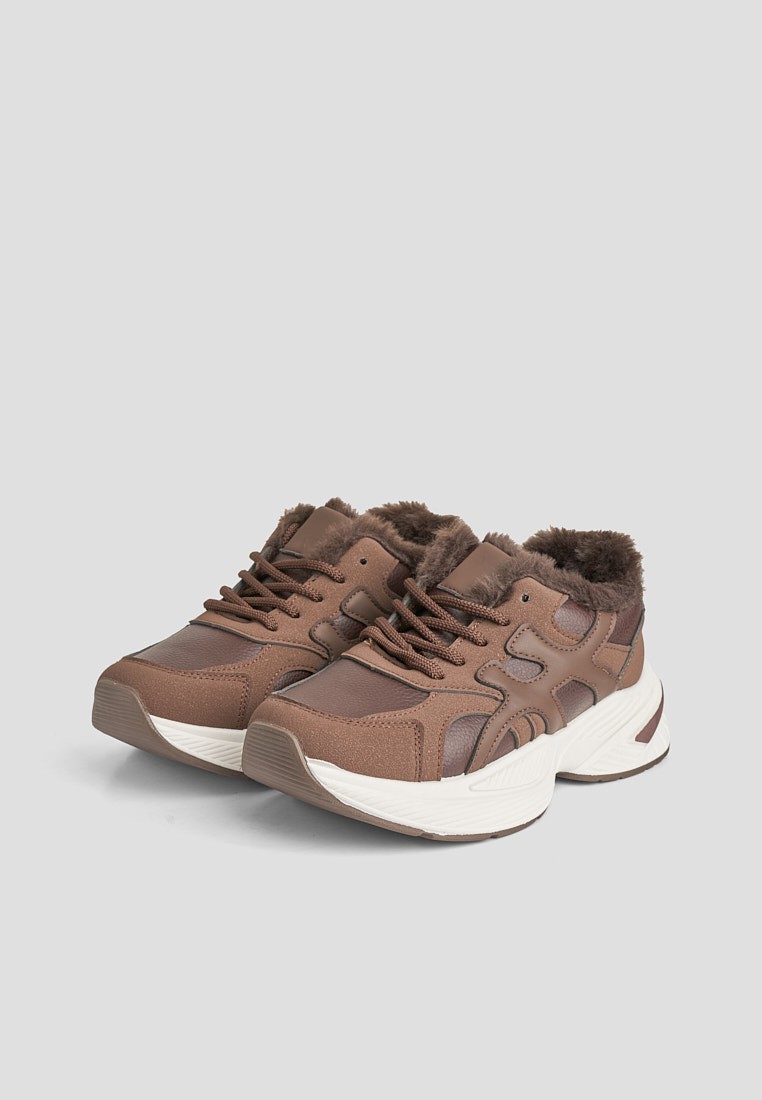 Кросівки з хутром жіночі shoeslovers.com.ua