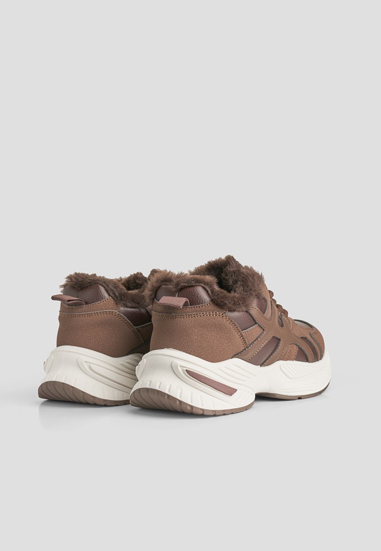 Кросівки з хутром жіночі shoeslovers.com.ua