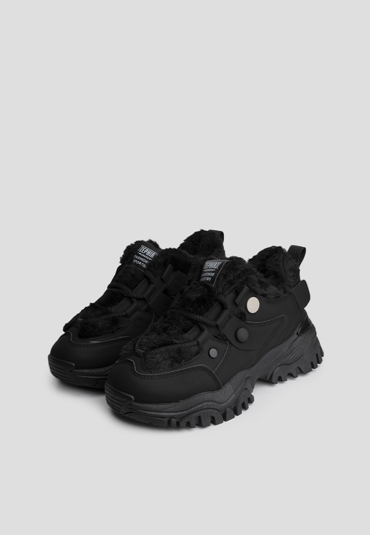 Кросівки з хутром жіночі shoeslovers.com.ua