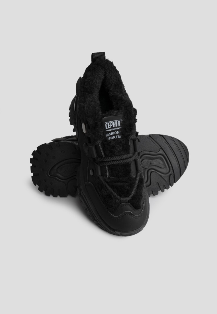 Кросівки з хутром жіночі shoeslovers.com.ua