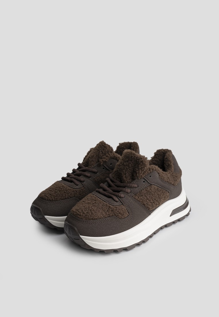 Кросівки з хутром жіночі shoeslovers.com.ua