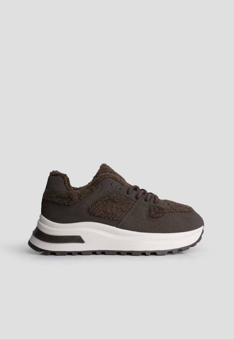 Кросівки з хутром жіночі shoeslovers.com.ua