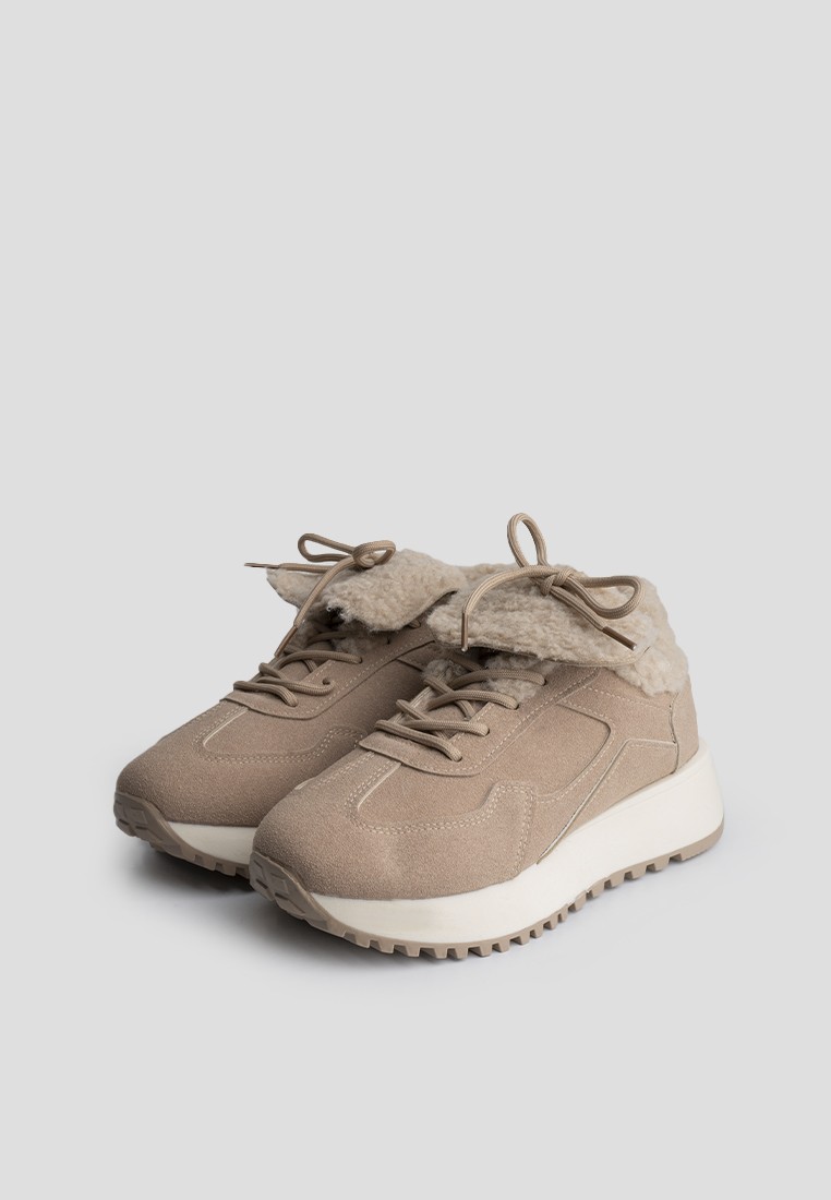 Кросівки з хутром жіночі shoeslovers.com.ua