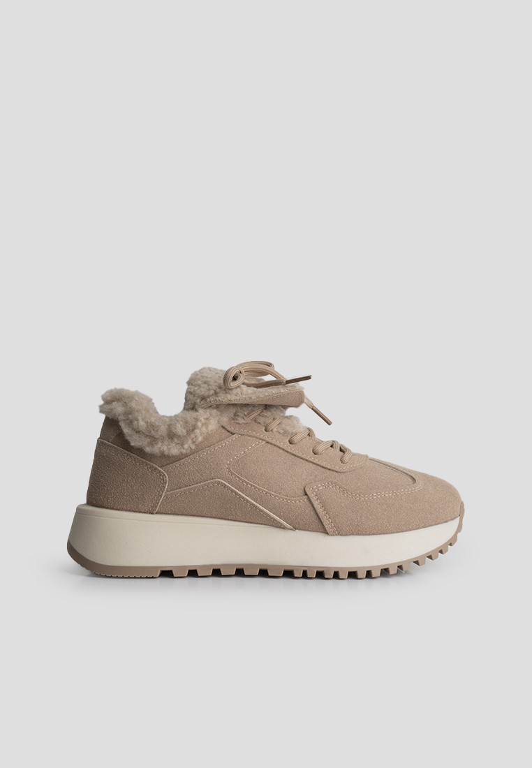 Кросівки з хутром жіночі shoeslovers.com.ua