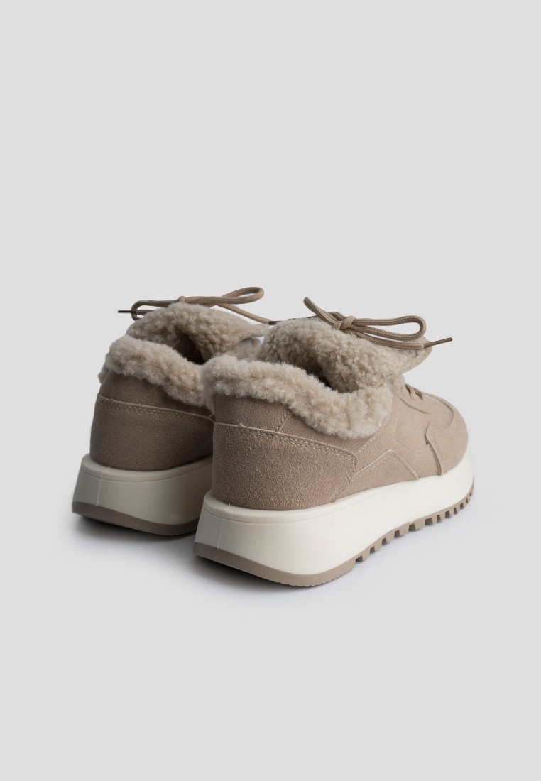 Кросівки з хутром жіночі shoeslovers.com.ua