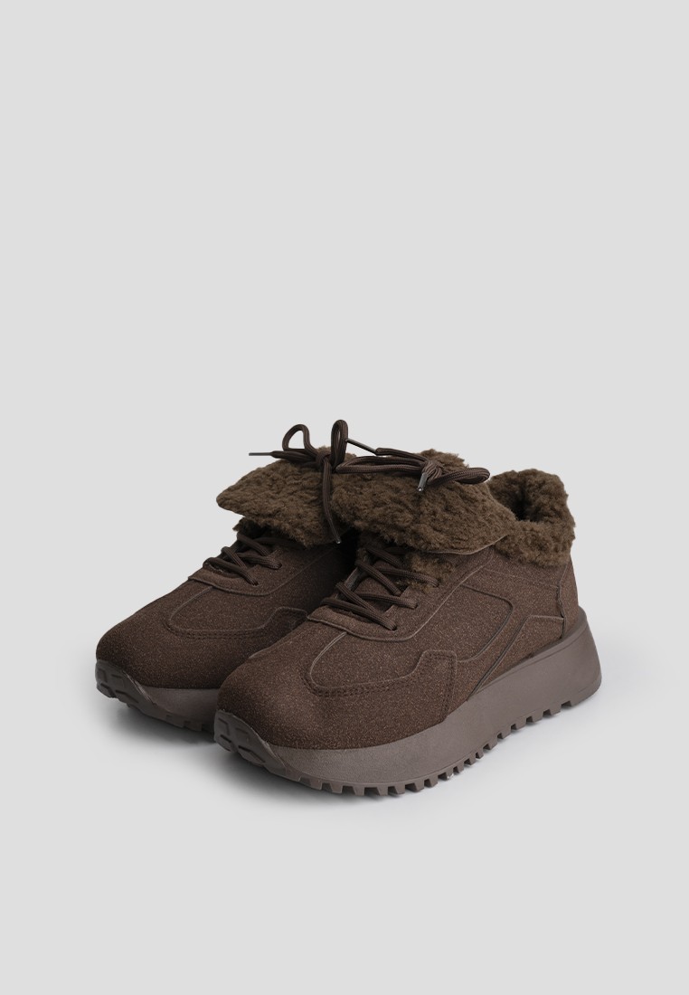 Кросівки з хутром жіночі shoeslovers.com.ua