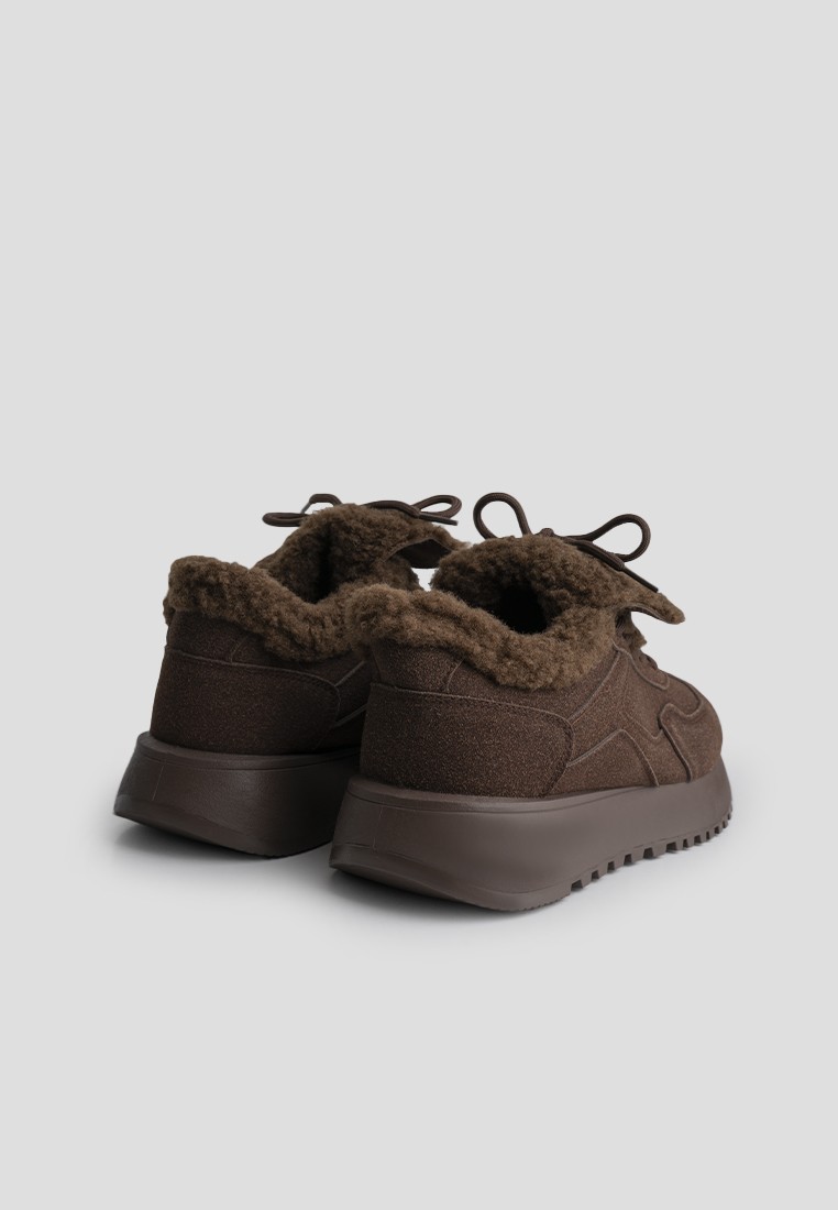 Кросівки з хутром жіночі shoeslovers.com.ua