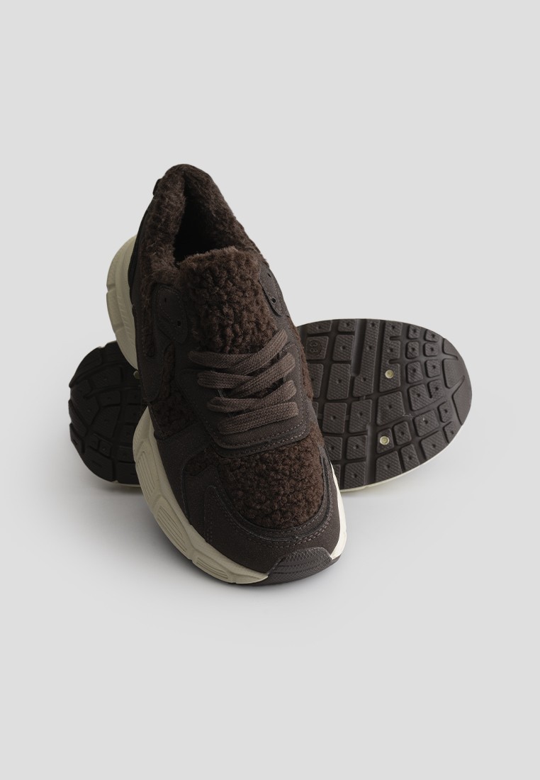 Кросівки з хутром жіночі shoeslovers.com.ua