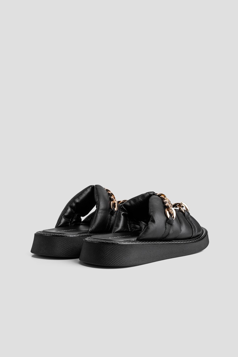 Шльопанці шкіряні жіночі shoeslovers.com.ua