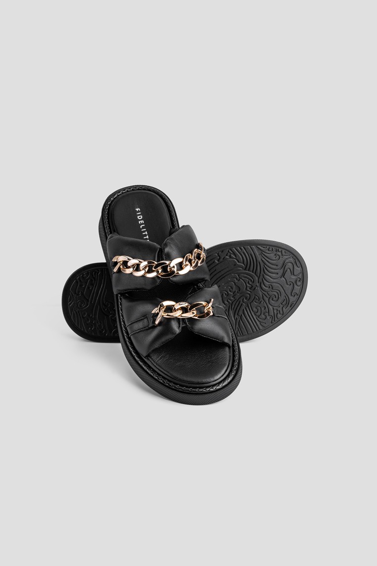 Шльопанці шкіряні жіночі shoeslovers.com.ua