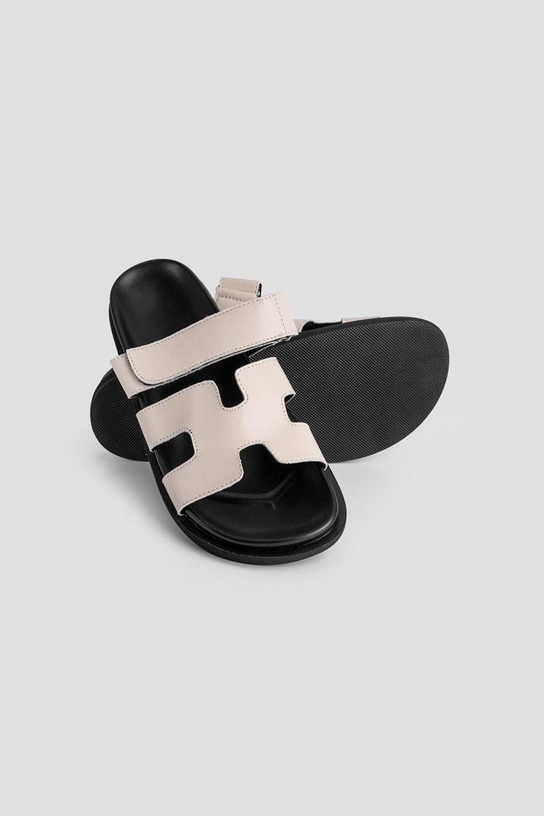 Шльопанці шкіряні жіночі shoeslovers.com.ua