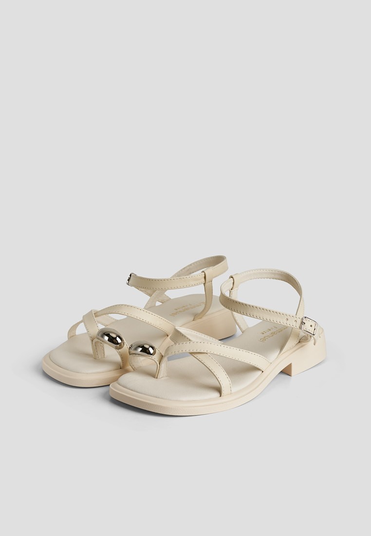 Босоніжки шкіряні жіночі shoeslovers.com.ua