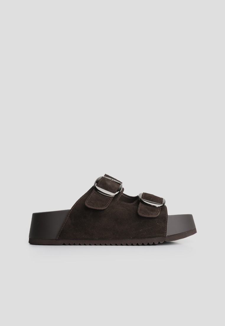 Шльопанці замшеві жіночі shoeslovers.com.ua