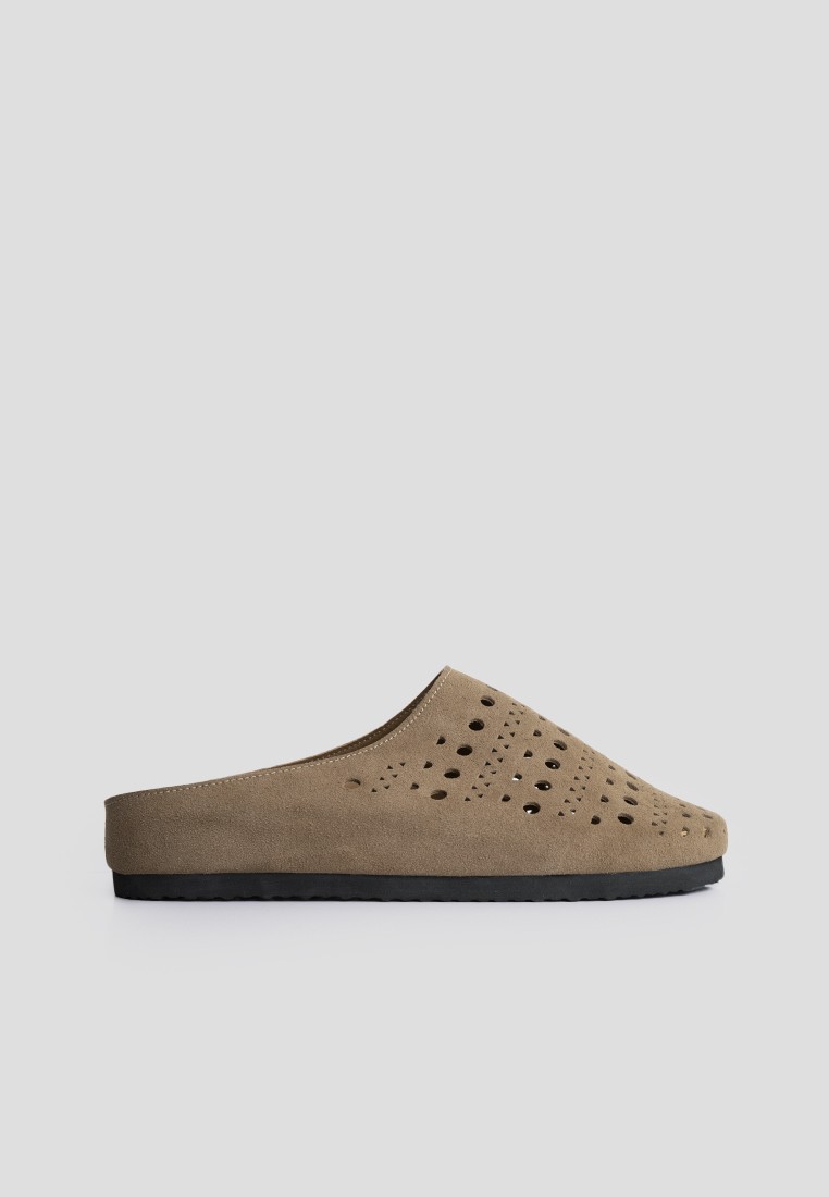 Клоги замшеві жіночі shoeslovers.com.ua