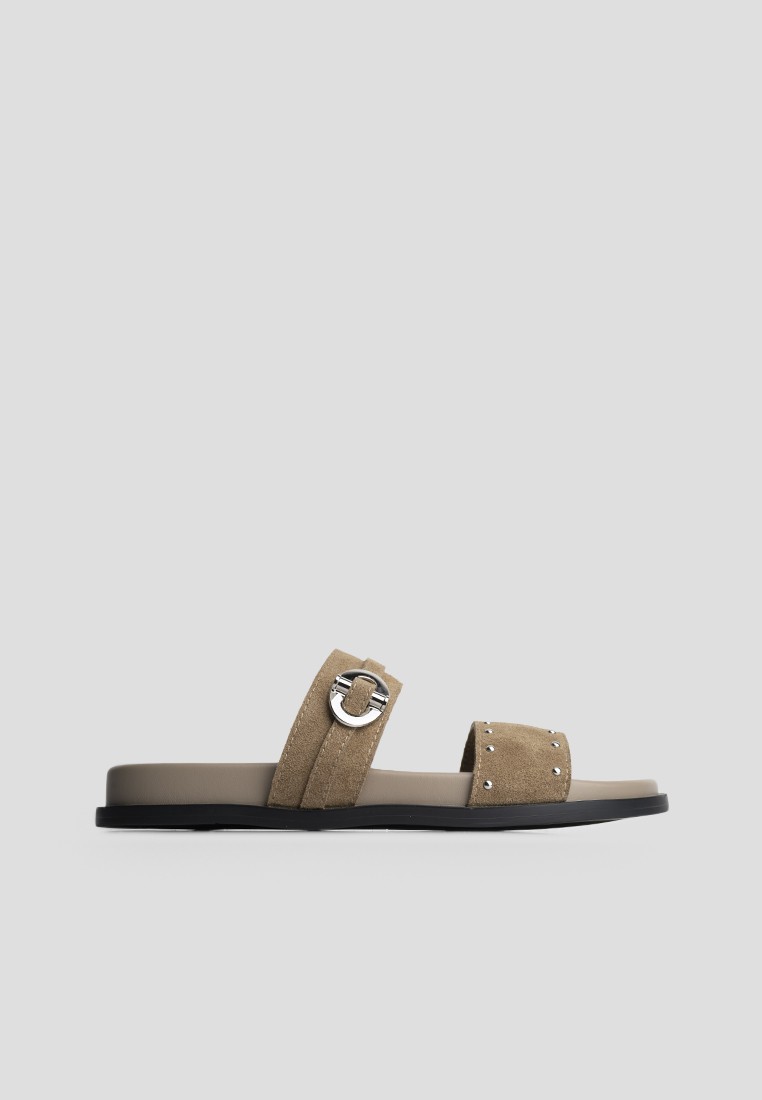 Шльопанці шкіряні жіночі shoeslovers.com.ua