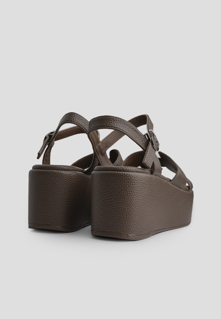 Босоніжки жіночі на танкетці